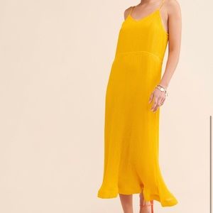 Yellow Lucy MIDI Dress